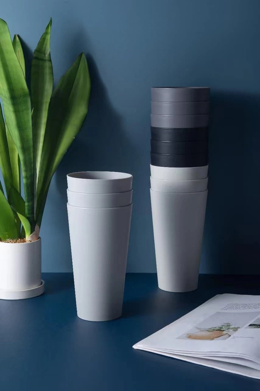 KX-WARE 32-Ounce Plastic Tumblers Large Drinking Glasses, Set of 6 Black | eBay