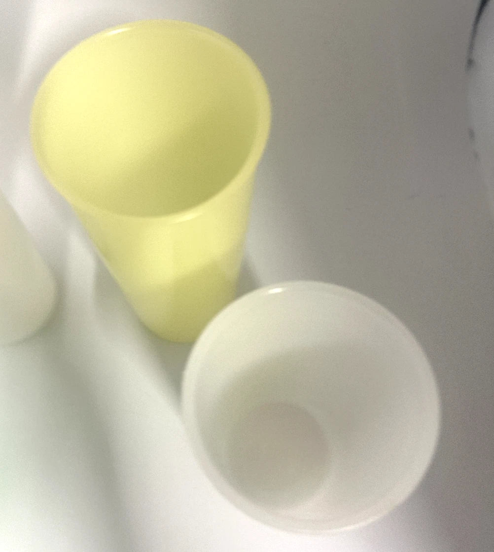 Lot of 4 Vtg Tupperware Tumbler Cups (2) 12oz Pastel #115 & (2) 6oz Pastel #117 | eBay