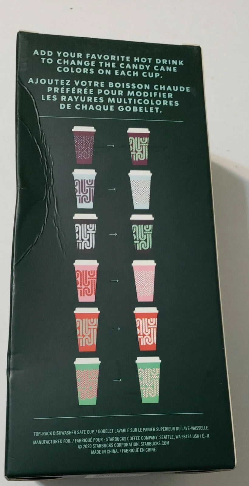 Starbucks Color Changing Candy Canes Reusable Hot Cups Holiday 2020 | eBay