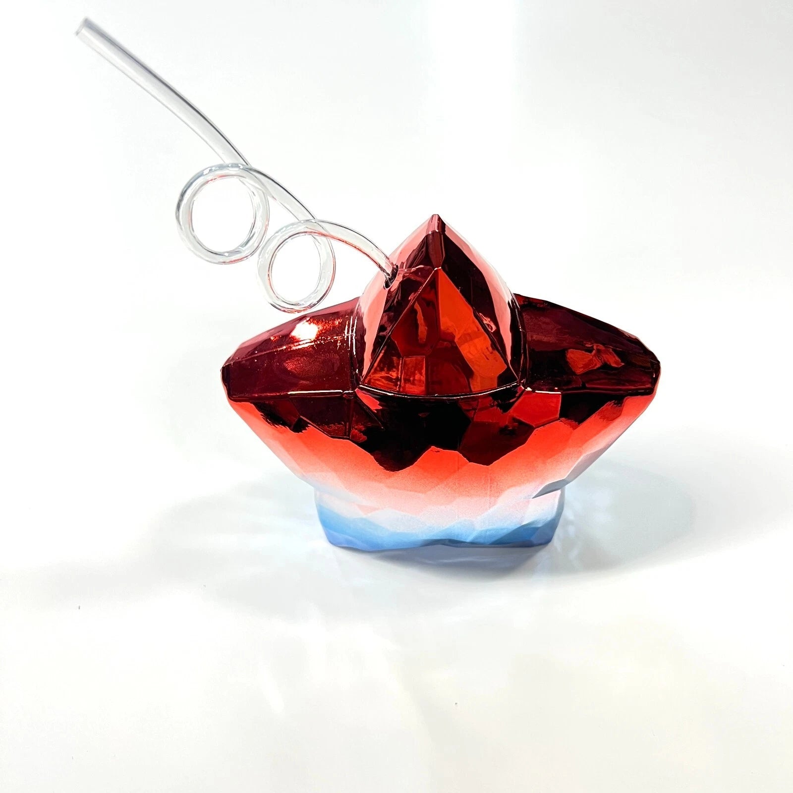 3 Pack Star Drink Tumbler Cup Straw 18.6 fl oz Beverage Red White Blue Patriotic | eBay