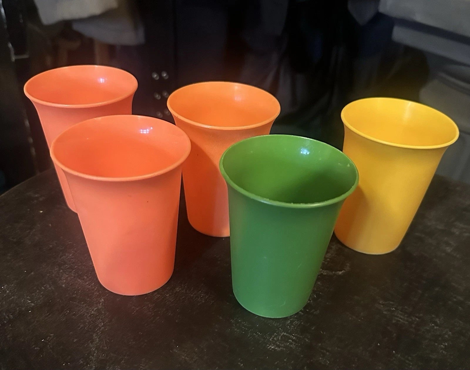 Set Of 5 Vintage Tupperware 6 Oz. Cups With Lids | eBay