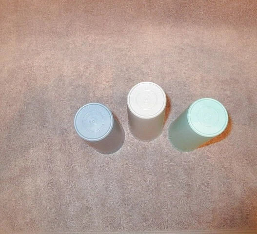 3X Lot Vintage Tupperware Stacking Bell Tumblers 12 oz Country Pastels #1348 | eBay