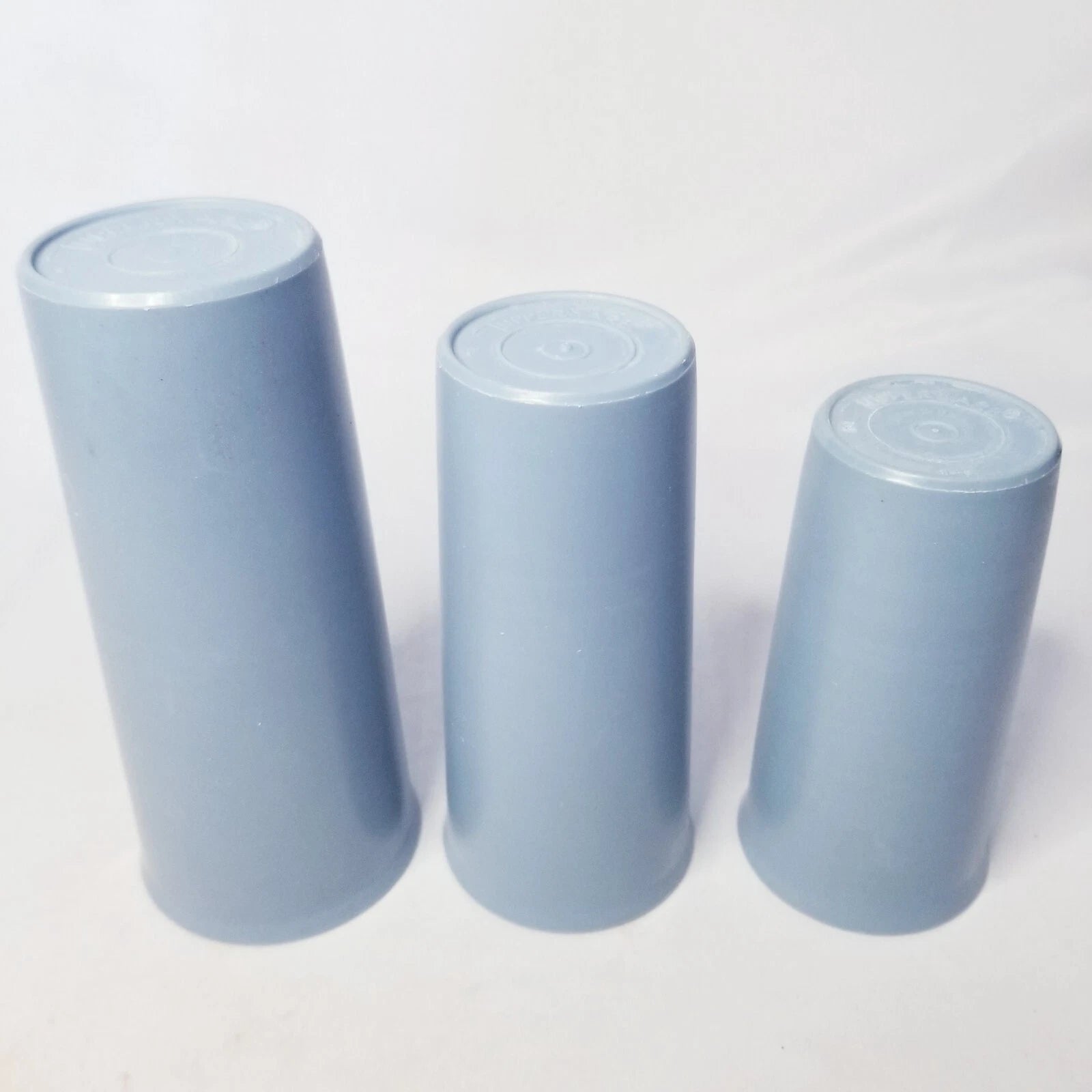 Set of 3 Tupperware Nesting Tumblers Blue Cups 107-33 / 115-6 / 116-11 | eBay