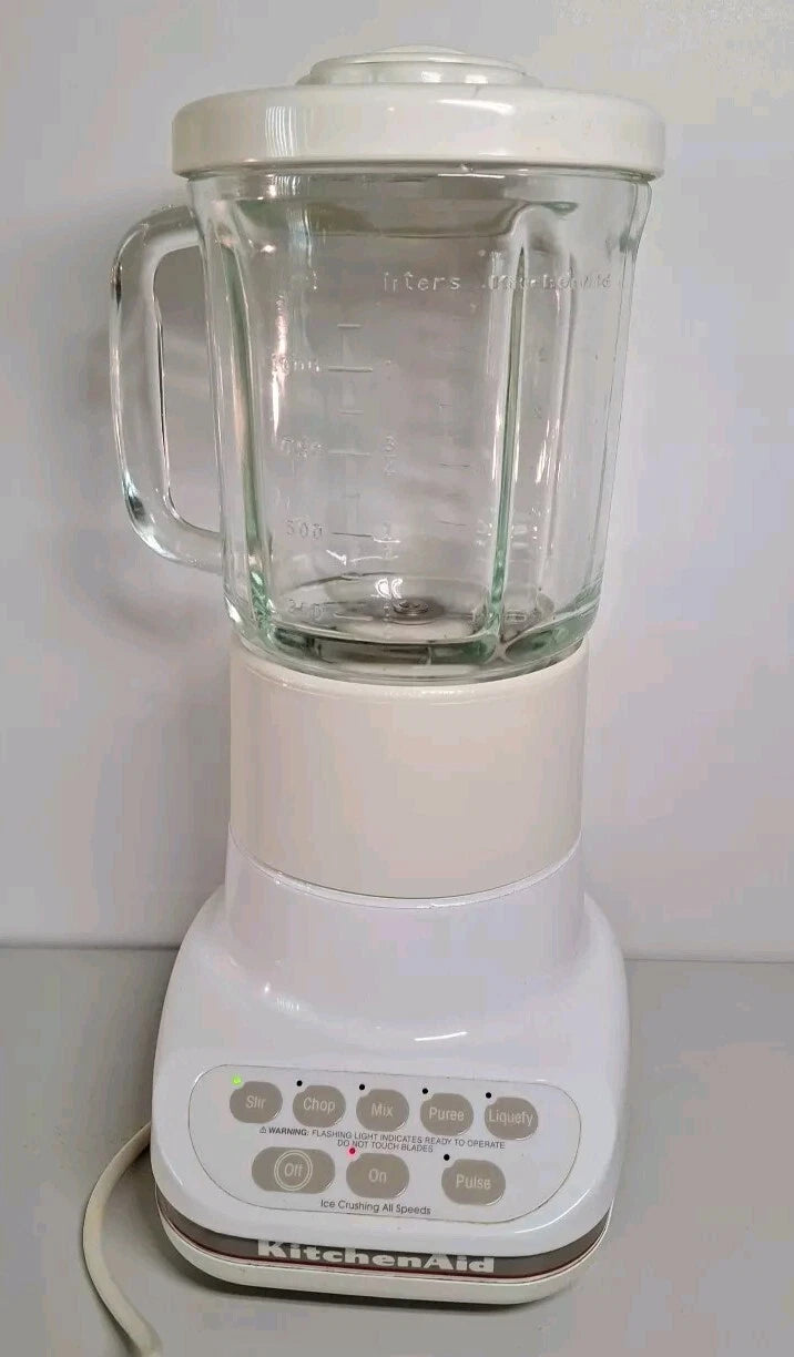 KitchenAid 5 Speed Ultra Power Blender 40 Ounce Model KSB5WH3 White TESTED READ | eBay