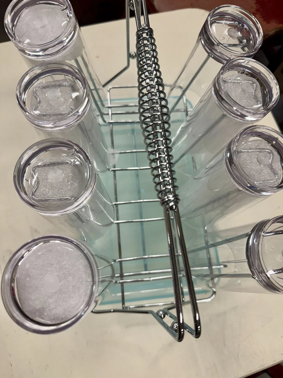 Pike Ridge Acrylic Drinking Cups - Set of 8 Includes Stainless Drink Caddy | eBay