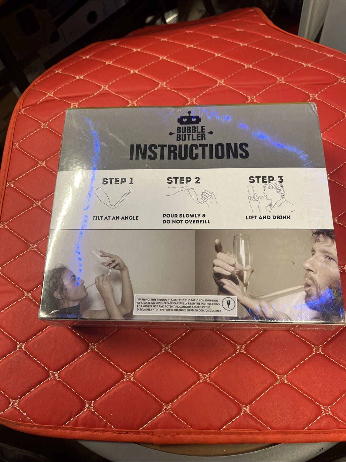 2 Champagne Shooter Glasses Bachelorette Party Favors Bubble Butler Engagement | eBay