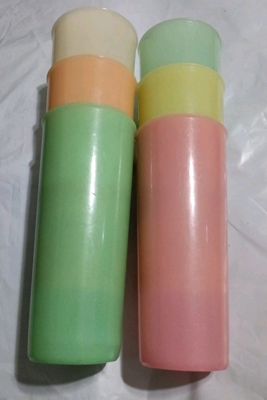 Vintage Lot of 6 Tupperware Pastel Tumblers/Glasses 12 Oz (X) | eBay