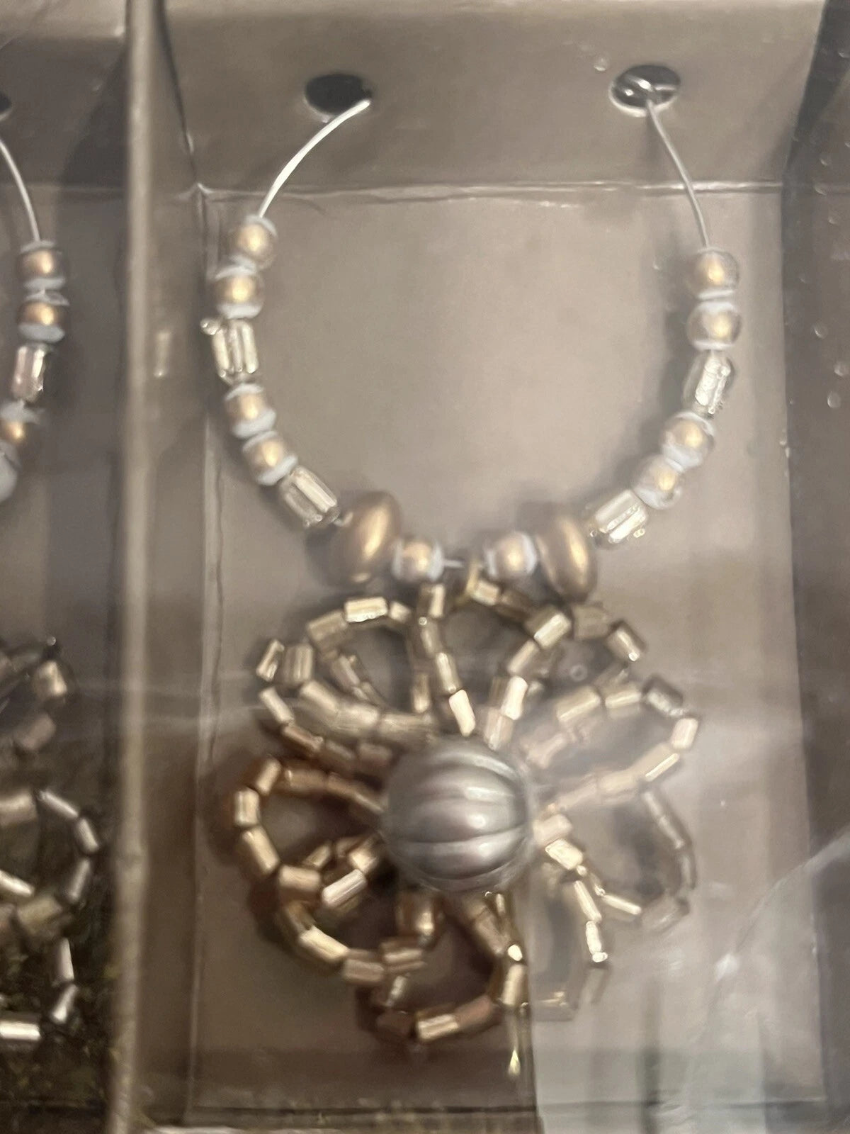 6 Boho Wine Glass Charms Pier 1 Beaded Flowers New in Pkg Set of 6 Bohemian Hip | eBay