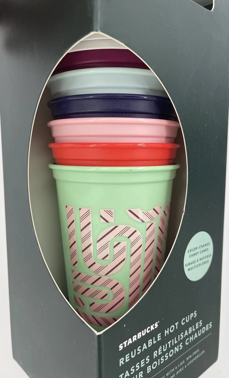 Starbucks Color Changing Hot Cups Holiday 2020 6 Cups 16 fl oz each NEW NIB | eBay