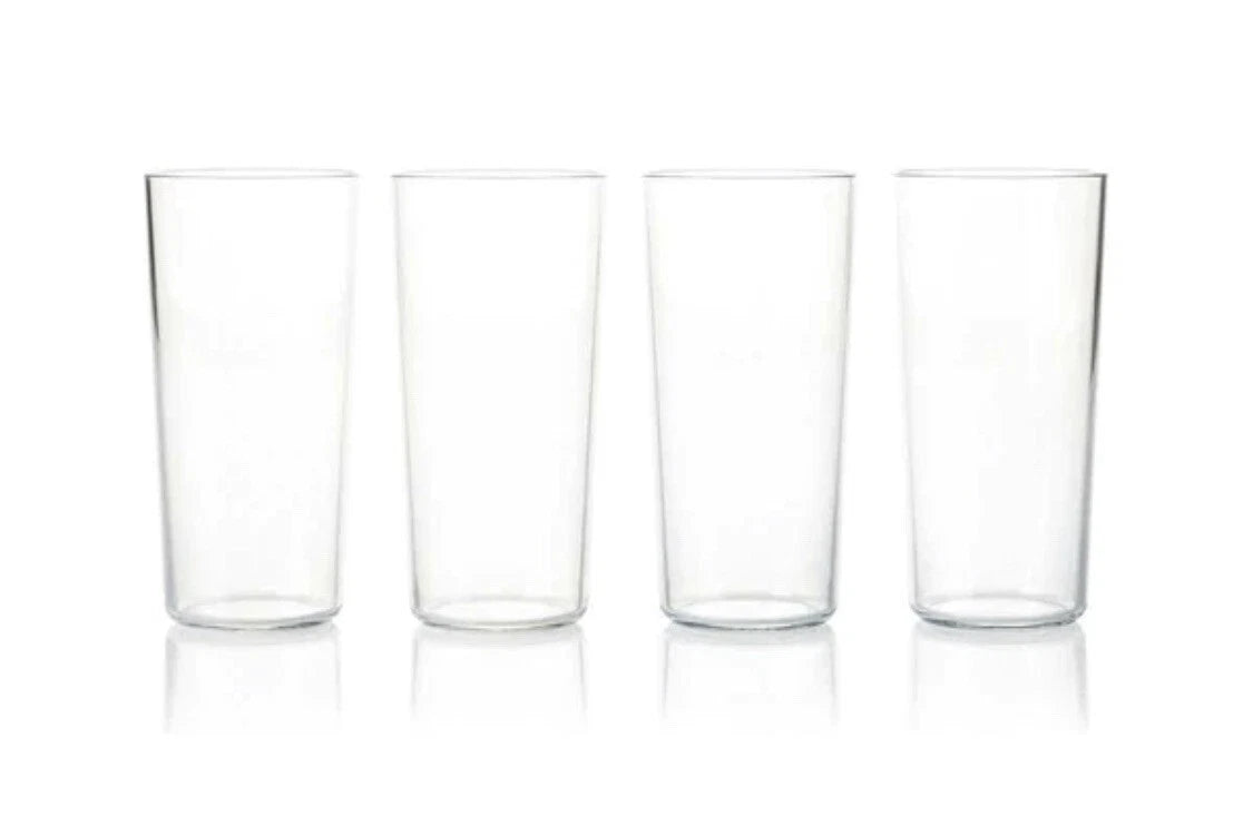 New 14oz Tupperware Clearly Elegant Acrylic Tumblers Set of 4 New! | eBay