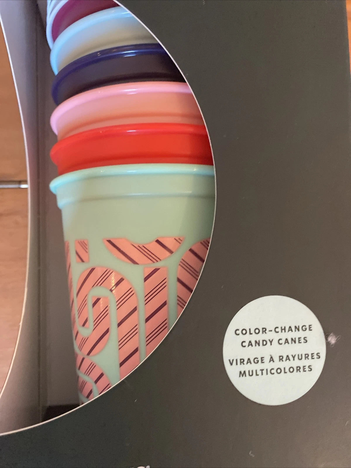 Starbucks Color Changing Candy Canes Hot Cups Reusable BPA Free 2020 NIB | eBay