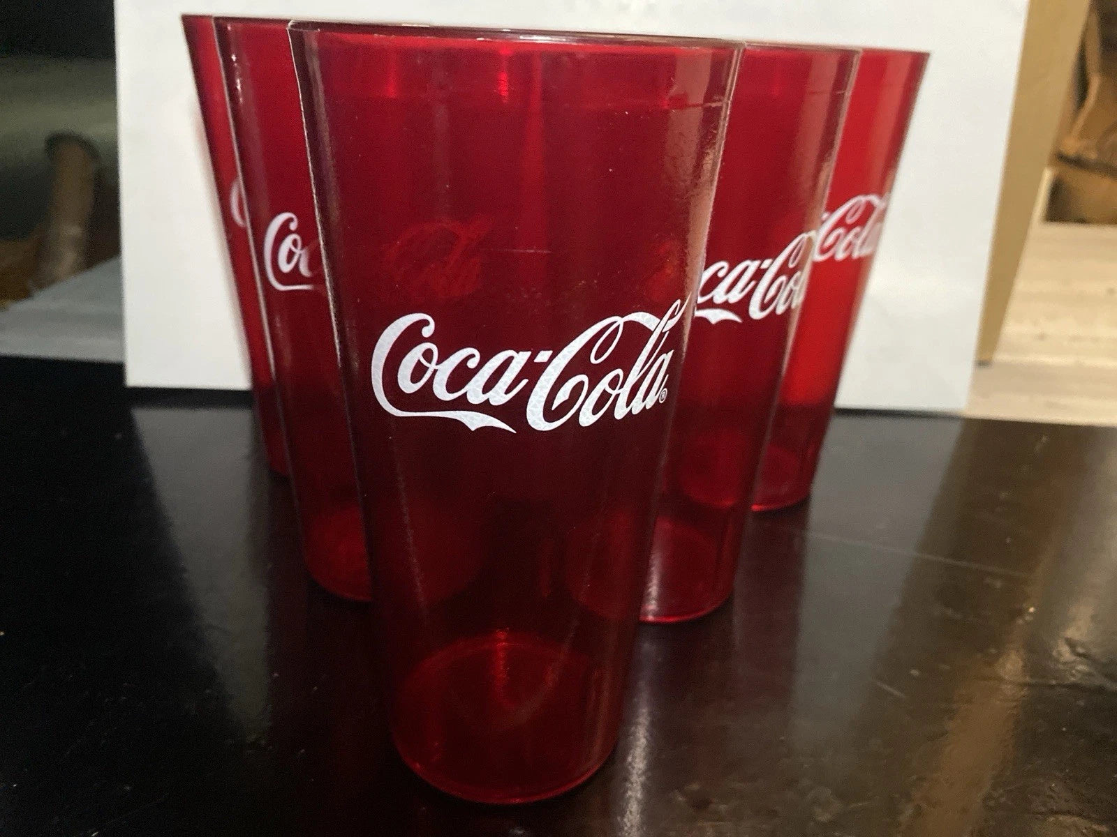 Coca-Cola Red Plastic Tumblers Set of 6 – Vintage Style Drink Cups | eBay