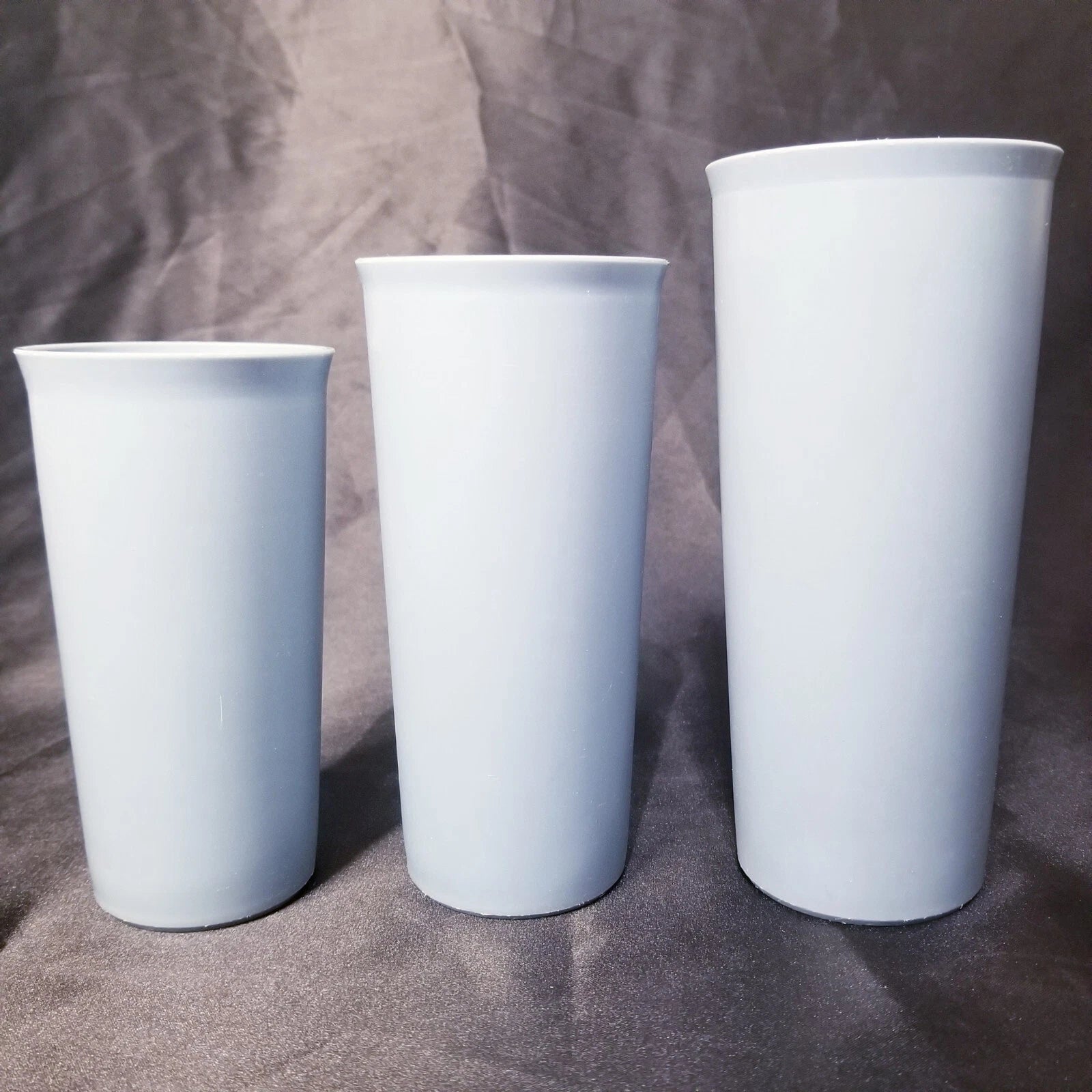 Set of 3 Tupperware Nesting Tumblers Blue Cups 107-33 / 115-6 / 116-11 | eBay