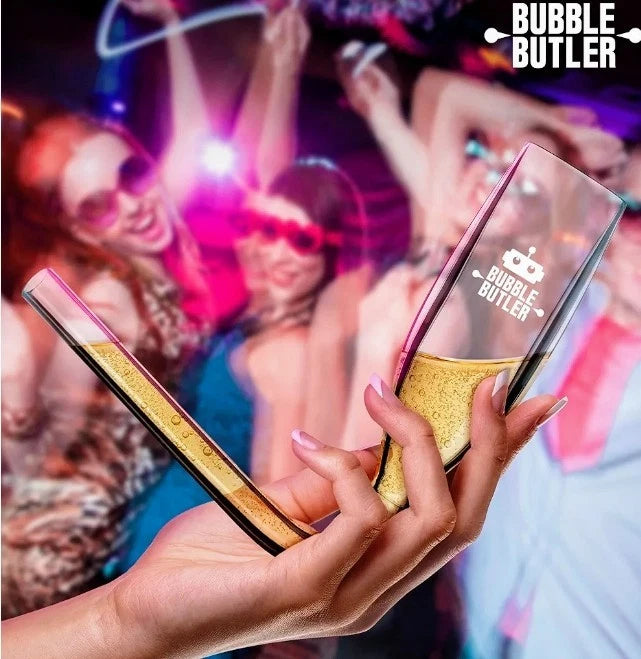 St 2 Bubble Butler Champagne Bong Style Acrylic 6oz Shooters Unique Fun Washable | eBay