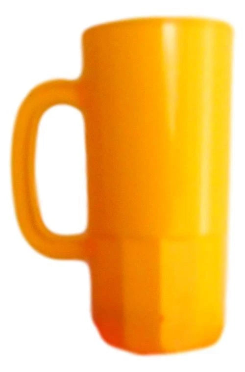 6 Large Yellow 22 Oz Beer Mugs Made USA Lead Free Beer Steins Tops in Quality | eBay