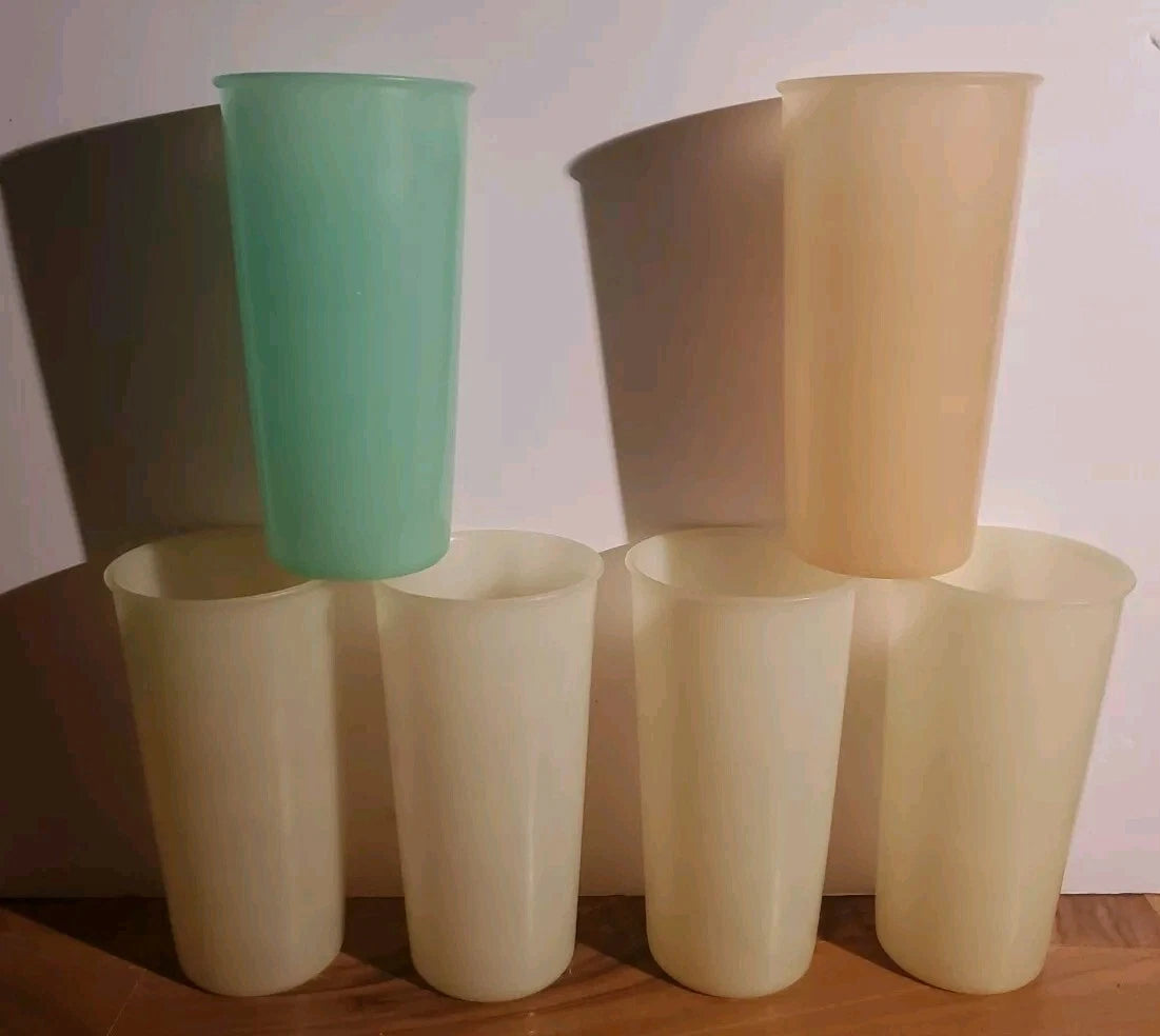 Vintage Tupperware 116 Tumbler Cup Set Of 6 | eBay