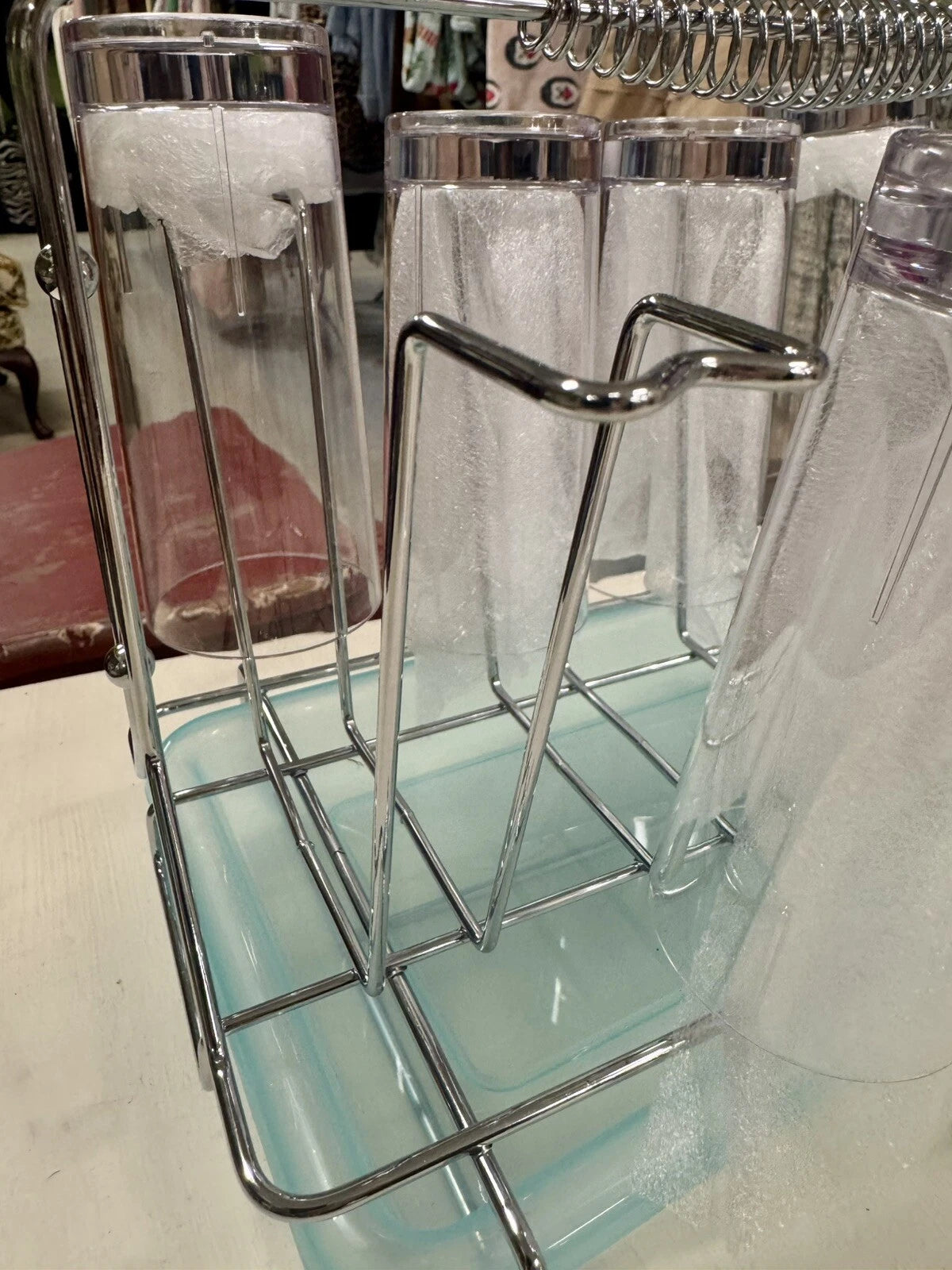 Pike Ridge Acrylic Drinking Cups - Set of 8 Includes Stainless Drink Caddy | eBay