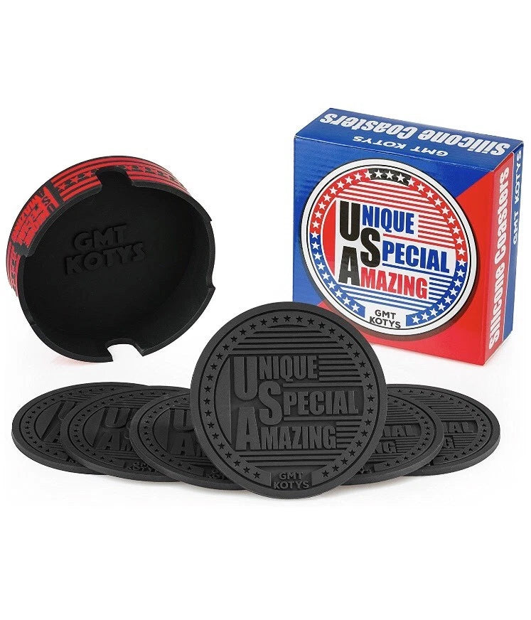 Coasters for Drinks Set of 6 | Funny Non-Slippery Placemat for Drinks to Prot... | eBay