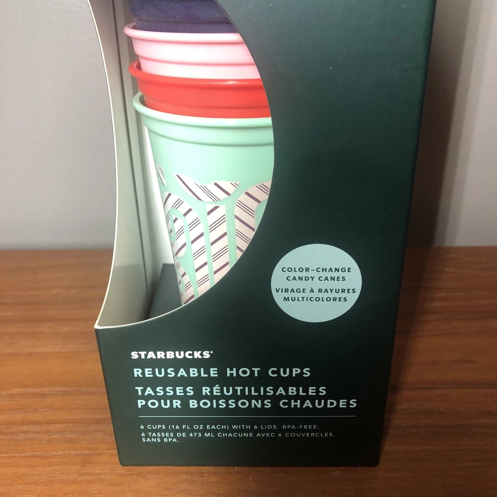 Starbucks Color Changing Hot Cups Holiday 2020 6 Cups 16 fl oz each NEW | eBay