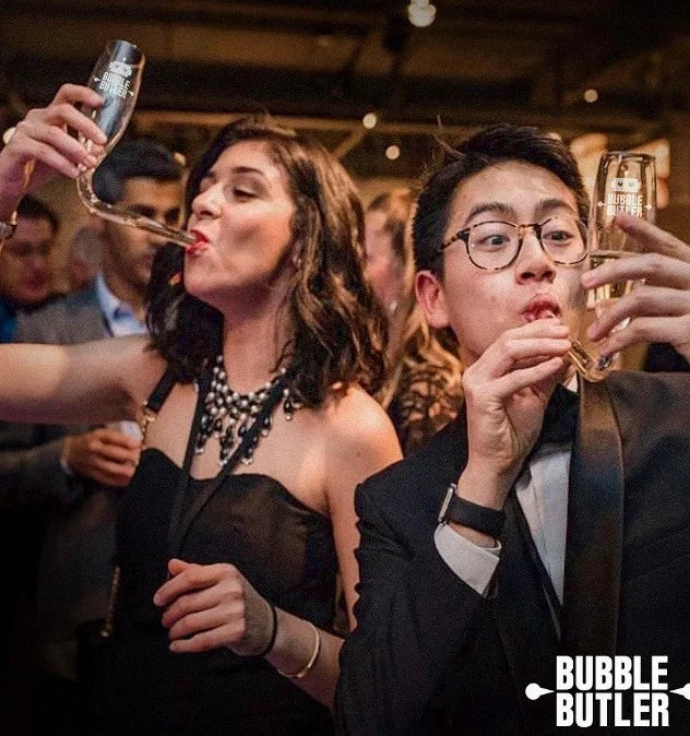 St 2 Bubble Butler Champagne Bong Style Acrylic 6oz Shooters Unique Fun Washable | eBay