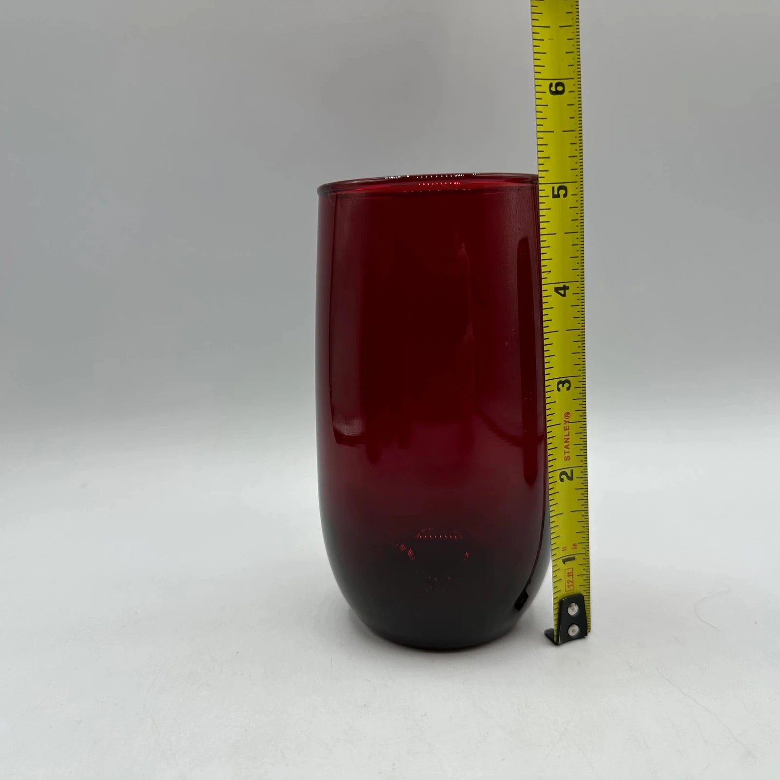 Anchor Hocking Ruby Red Roly Poly Tumbler, 5", Set of 6 | eBay