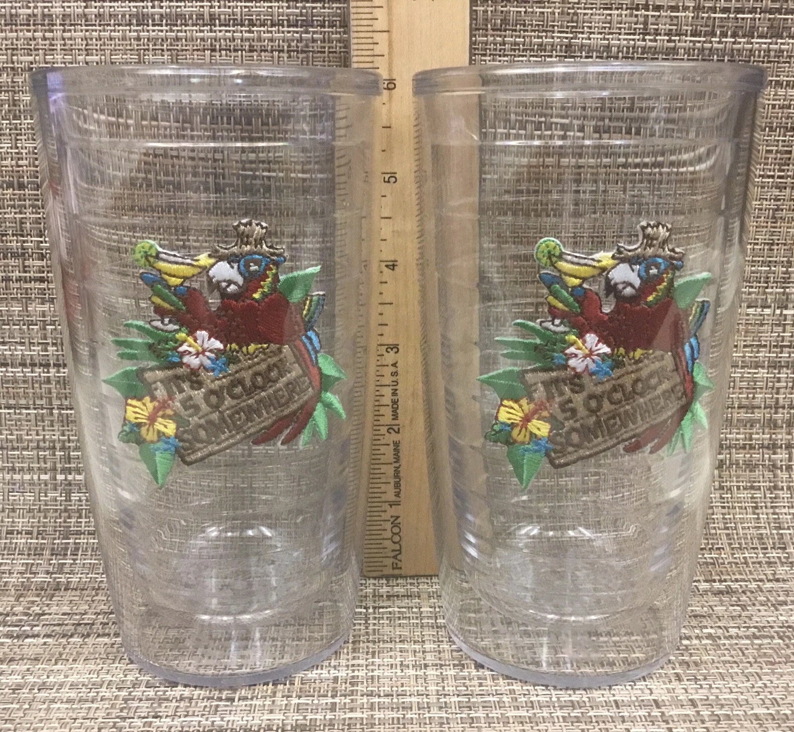 TERVIS Tumblers It's 5 O'Clock Somewhere Jimmy Buffett 16oz Made in USA - LOT/2 | eBay
