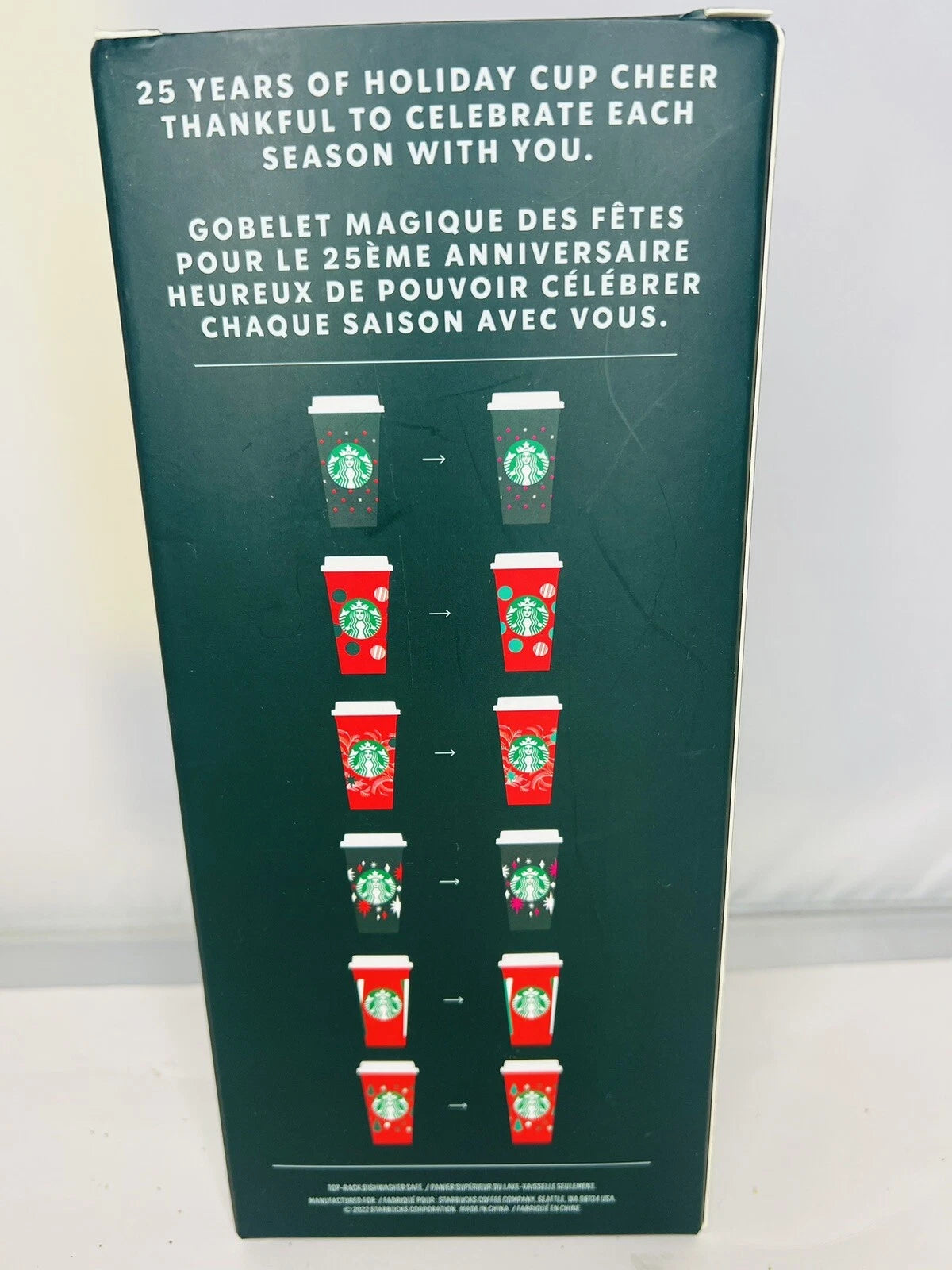 Starbucks Holiday 6 Reusable 16oz Hot Cups w/ Lids Christmas Gift Set Xmas | eBay