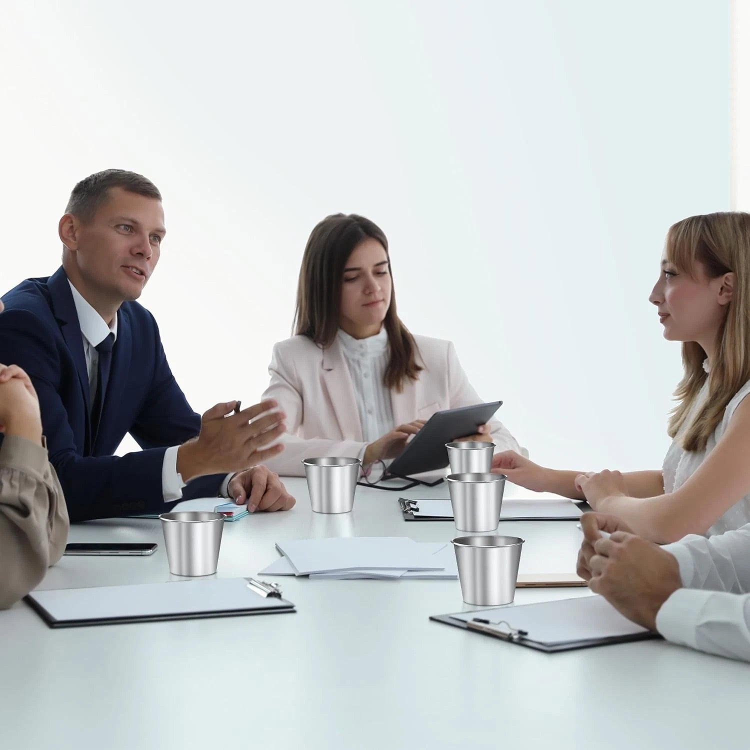 Stackable Stainless Steel 5 oz Cups for Kids - Durable & Reusable, 6 Pack | eBay