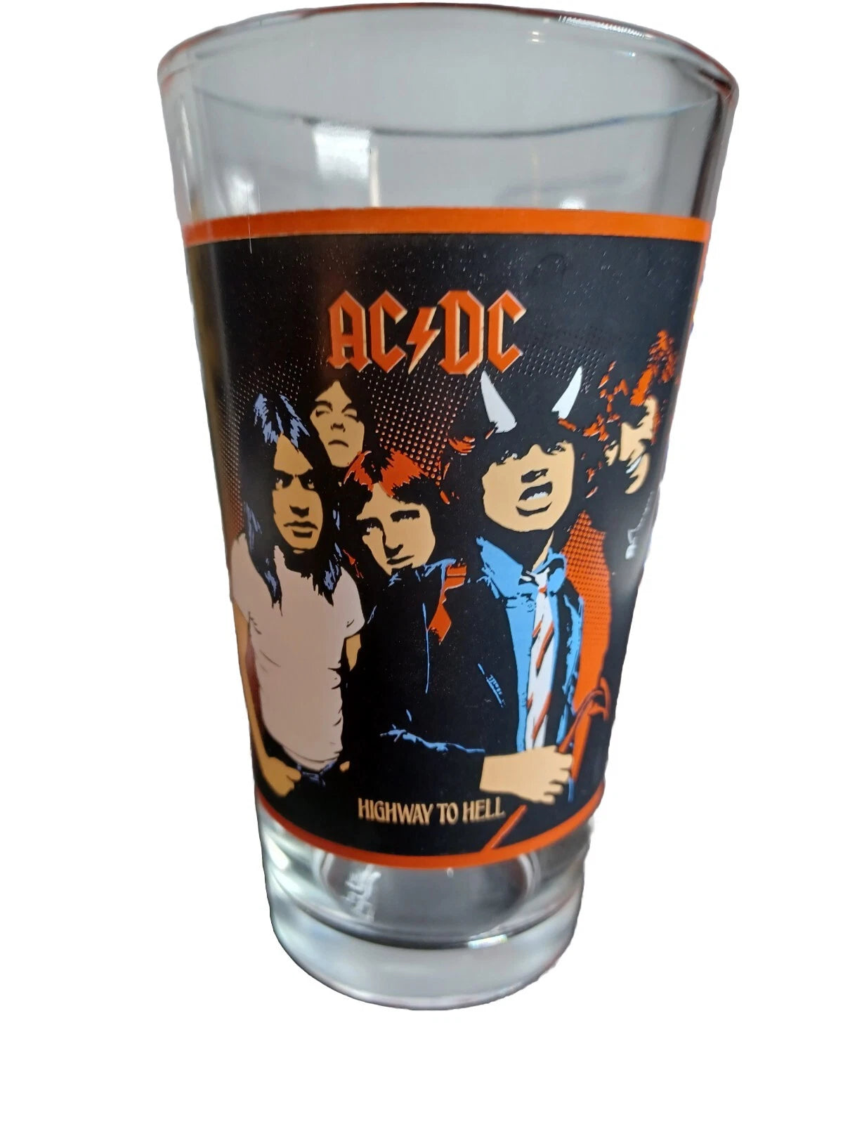 AC/DC Rock Pint Glasses Set Of 4-Who Made Who, Highway To Hell ,Flick, Hell | eBay