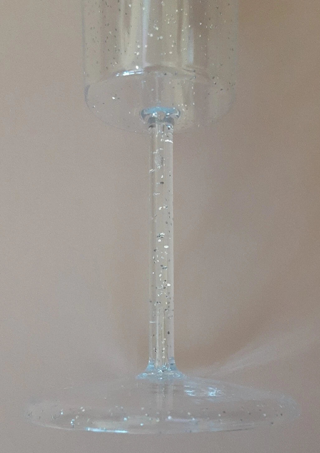 6ct Pack Silver Glitter Infused Sturdy Plastic Champagne Flutes 8.25 Inches Tall | eBay