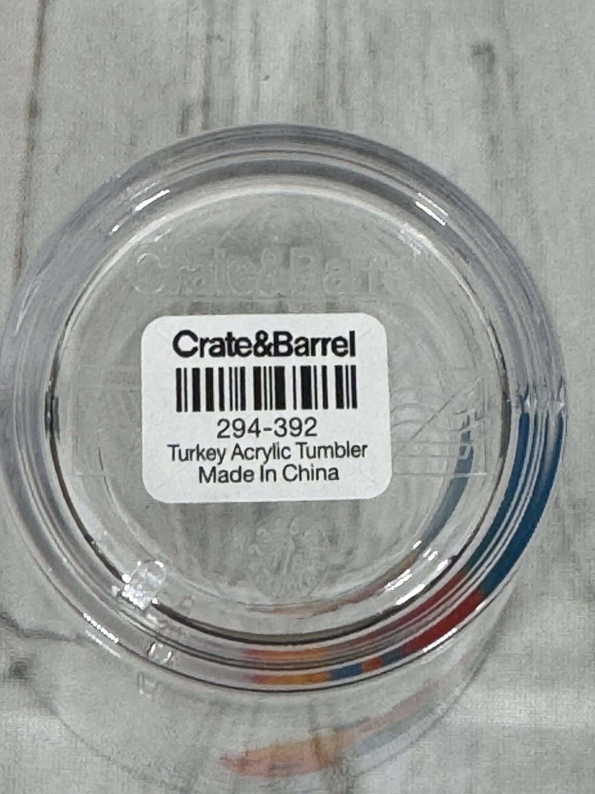 Crate And Barrel Kids Plastic Turkey Tumbler | eBay