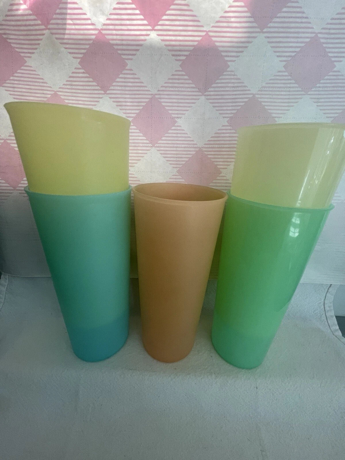 6 1/2” Tupperware Glasses-Five | eBay
