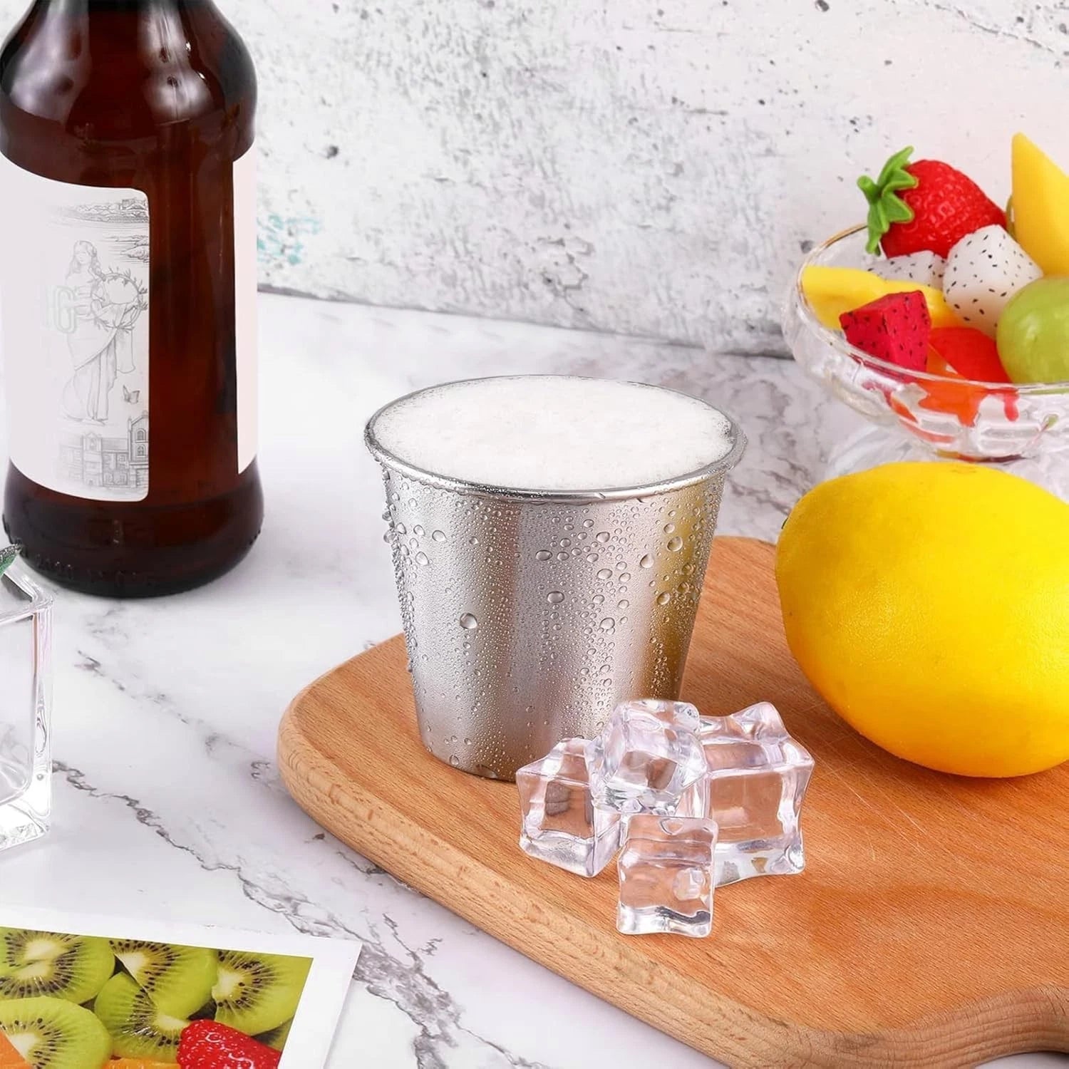 Stackable Stainless Steel 5 oz Cups for Kids - Durable & Reusable, 6 Pack | eBay