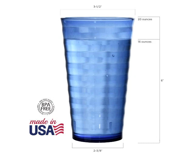 Splash 18-ounce Plastic Tumblers set of 8 in Multi Colors | eBay