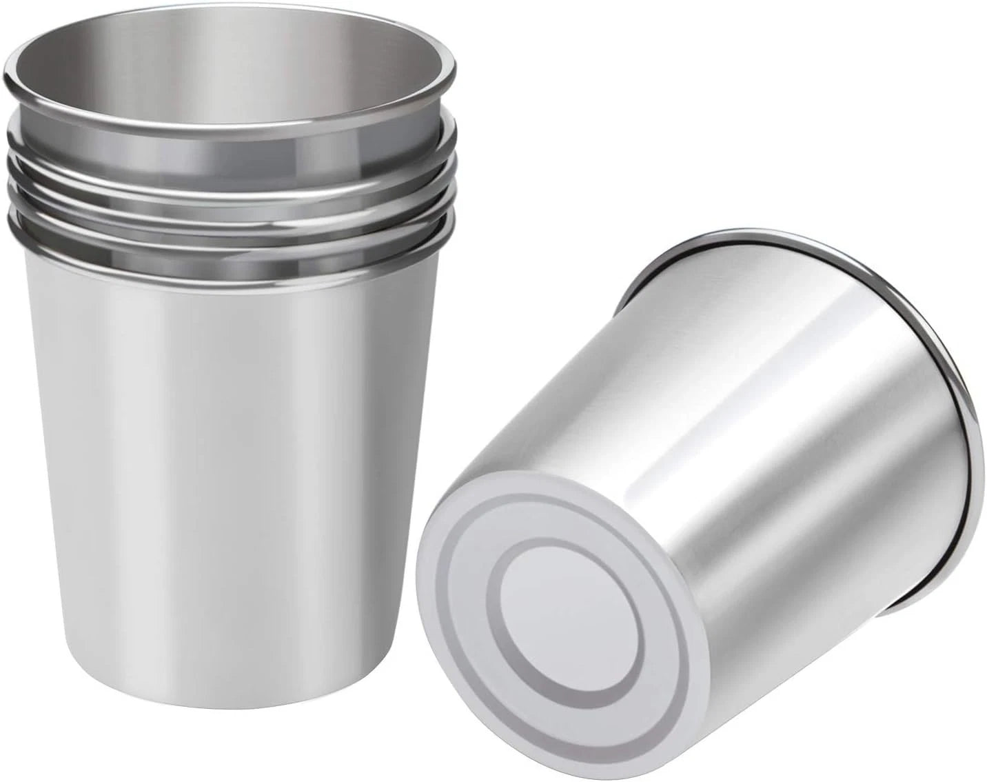 Stackable Stainless Steel 5 oz Cups for Kids - Durable & Reusable, 6 Pack | eBay