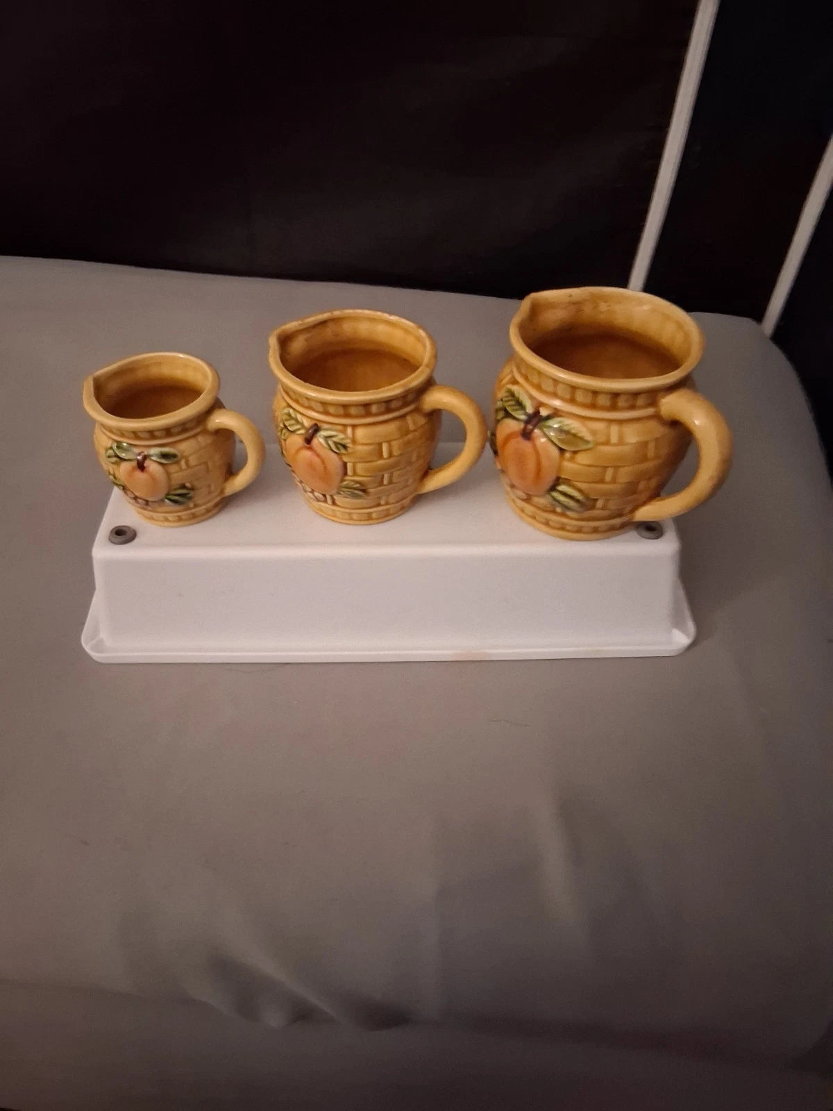 vintage measuring cup set Of 3 Only! Not Complete Set | eBay