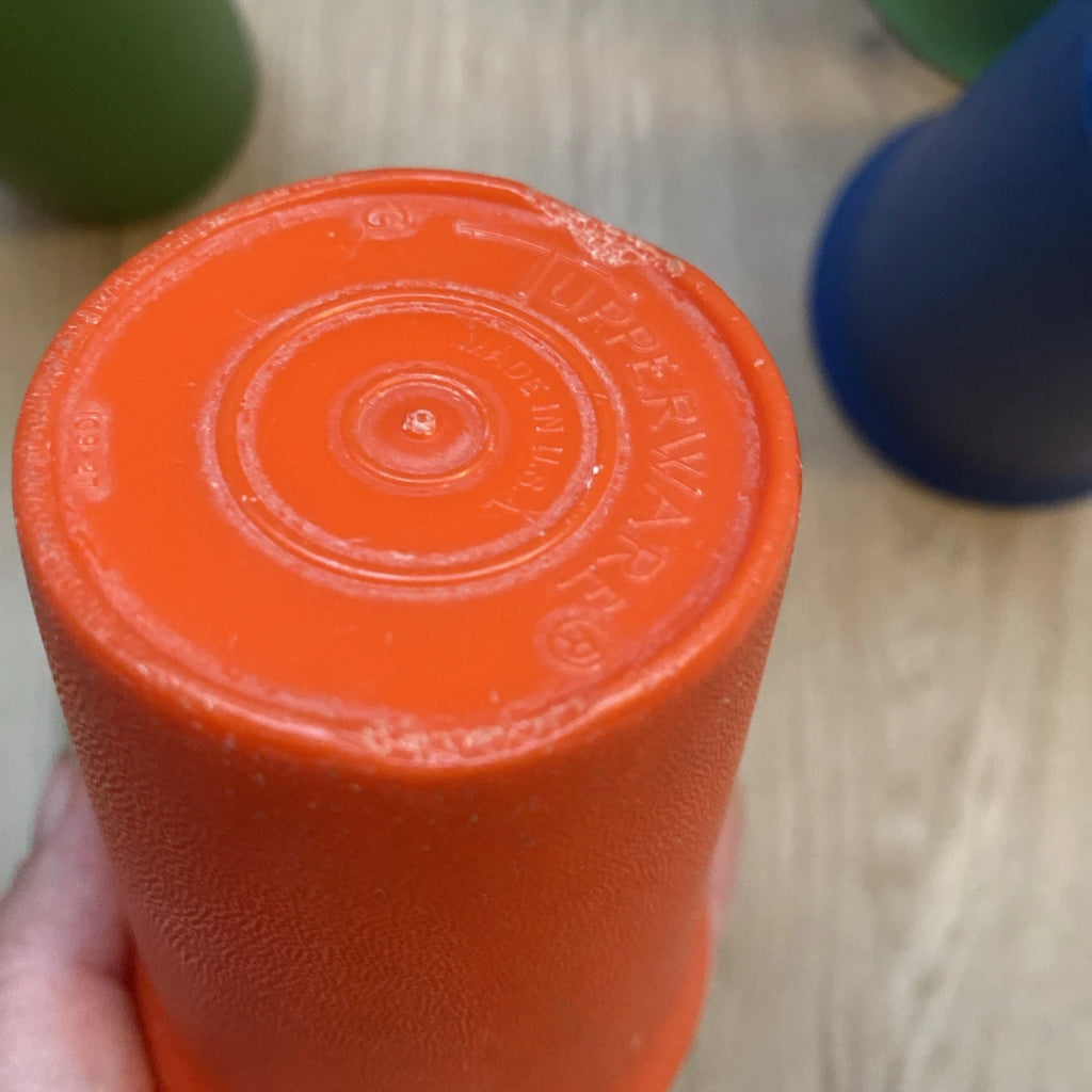 Vintage Tupperware Set of 6 Bell Tumblers 7oz #109 Toddler Cups Made in USA | eBay