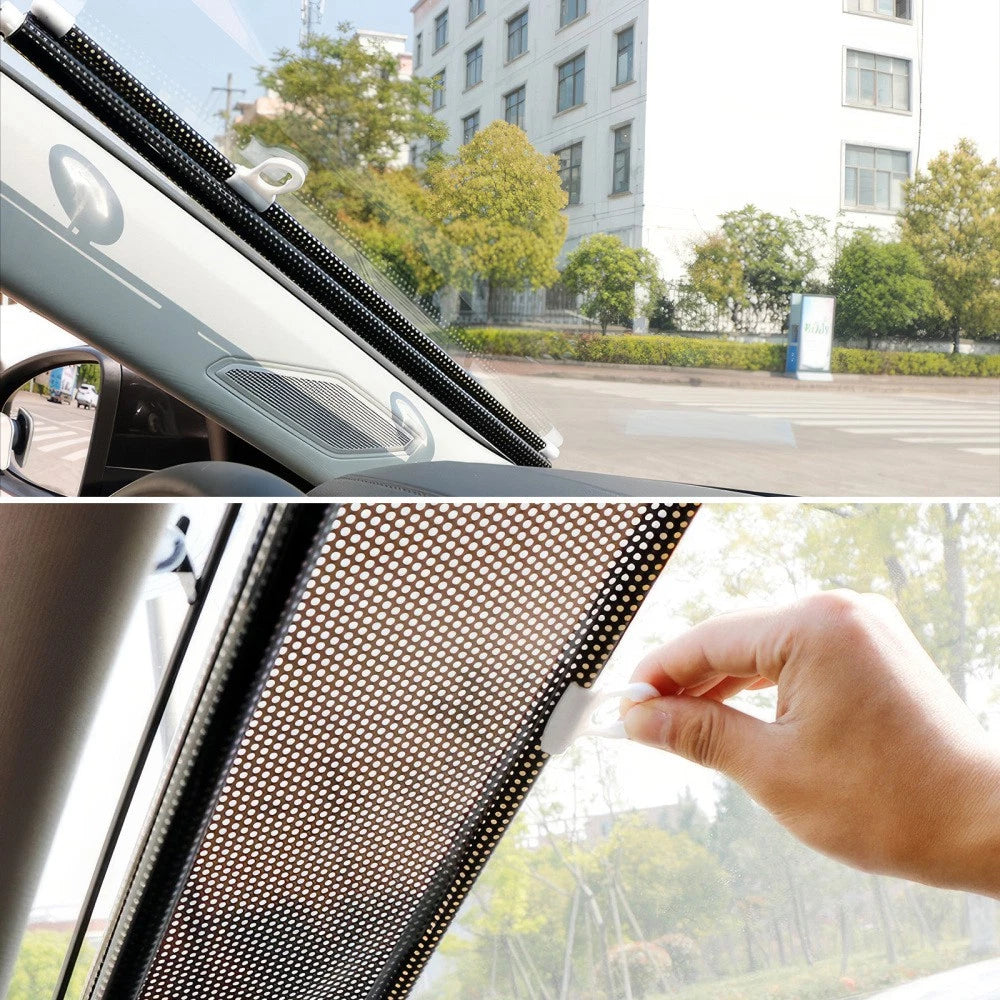 2 Pack Roller Blinds Blackout Curtains Suction Cup Sunshade Travel Baby Cups | eBay