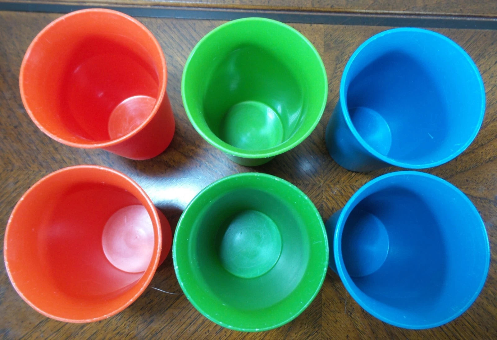 Vintage Lot of 6 Tupperware #109 Bell Tumbler Cups 7 oz Orange Green Blue KIDS | eBay