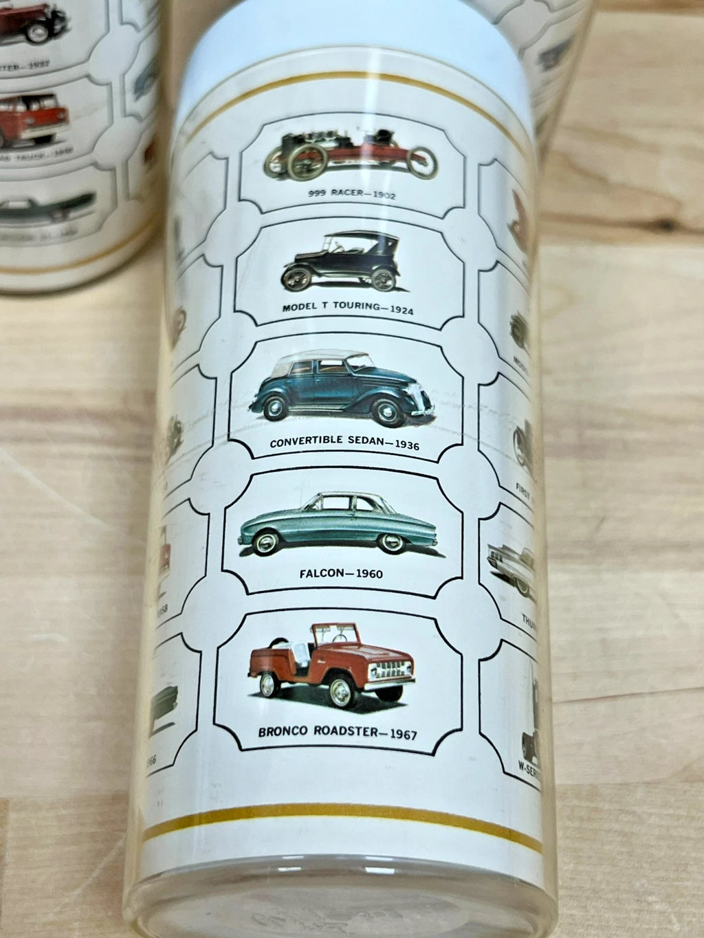 West Bend Thermo-Serv Classic Ford Cars 10 oz Tumblers - Set of 6 | eBay