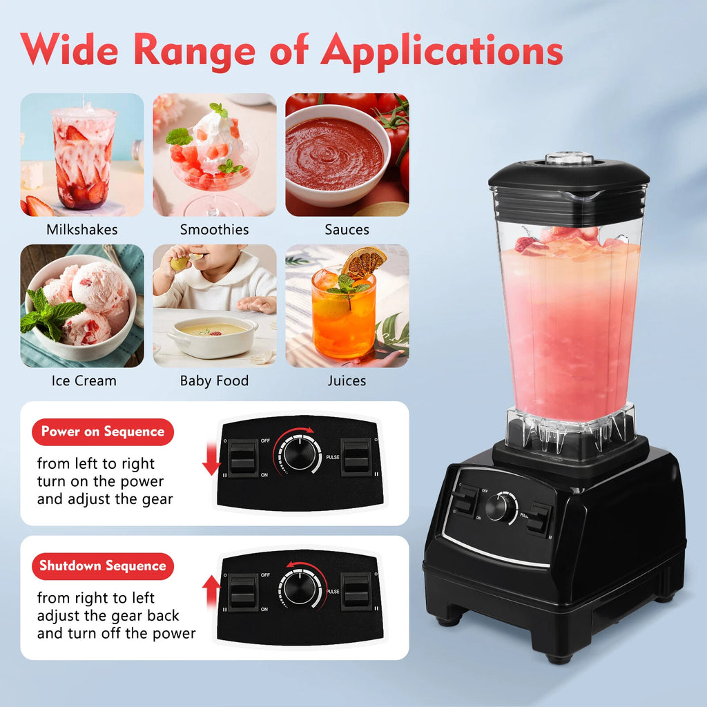 Professional 2200W 3HP 2L Blender Heavy Duty Commercial Blender Mixer Juicer | eBay