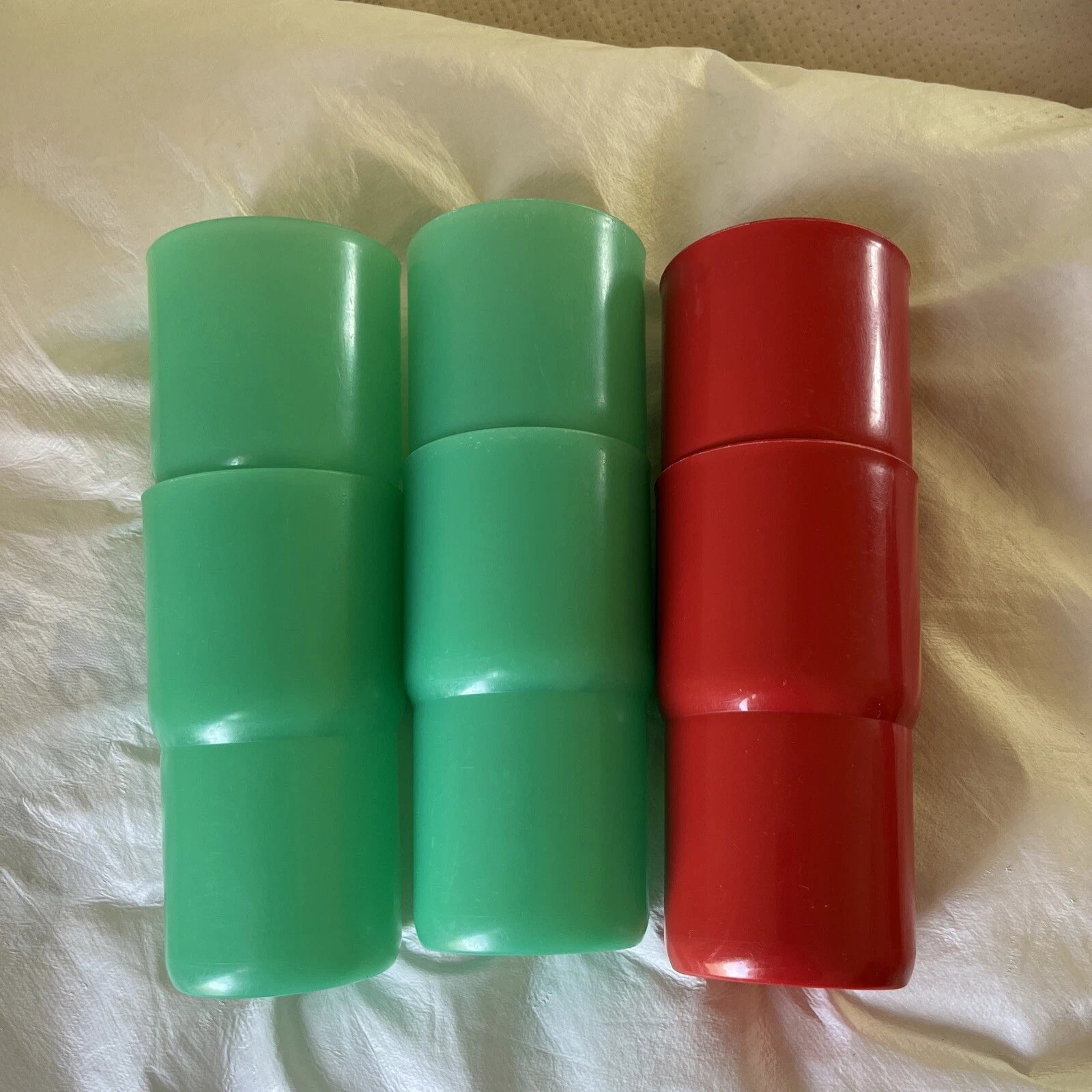 Tupperware Periwinkle Set Of 6 Tumblers 12oz Vintage 2412 Stackable | eBay