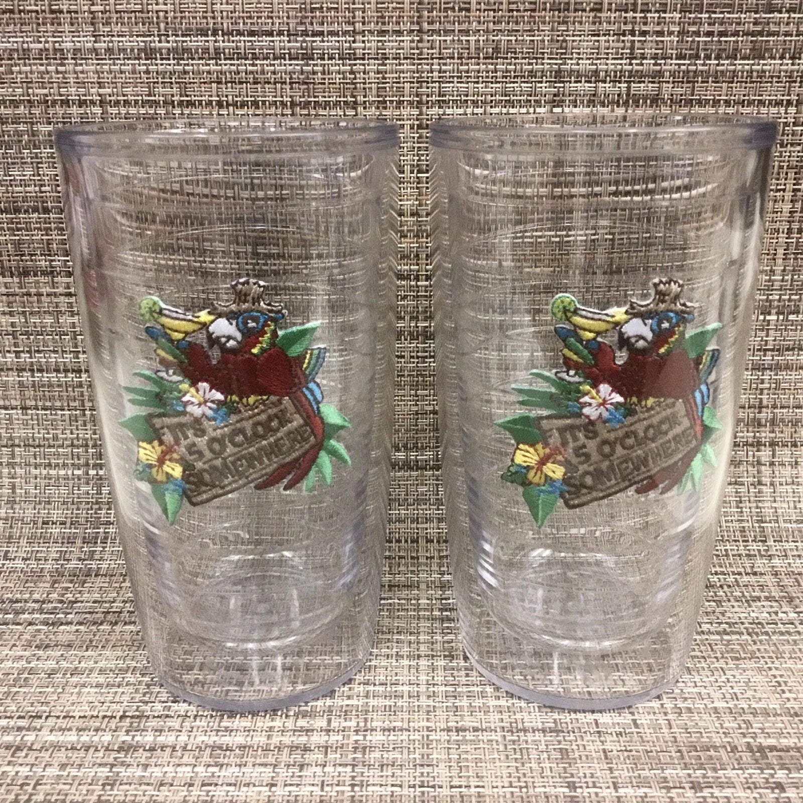 TERVIS Tumblers It's 5 O'Clock Somewhere Jimmy Buffett 16oz Made in USA - LOT/2 | eBay