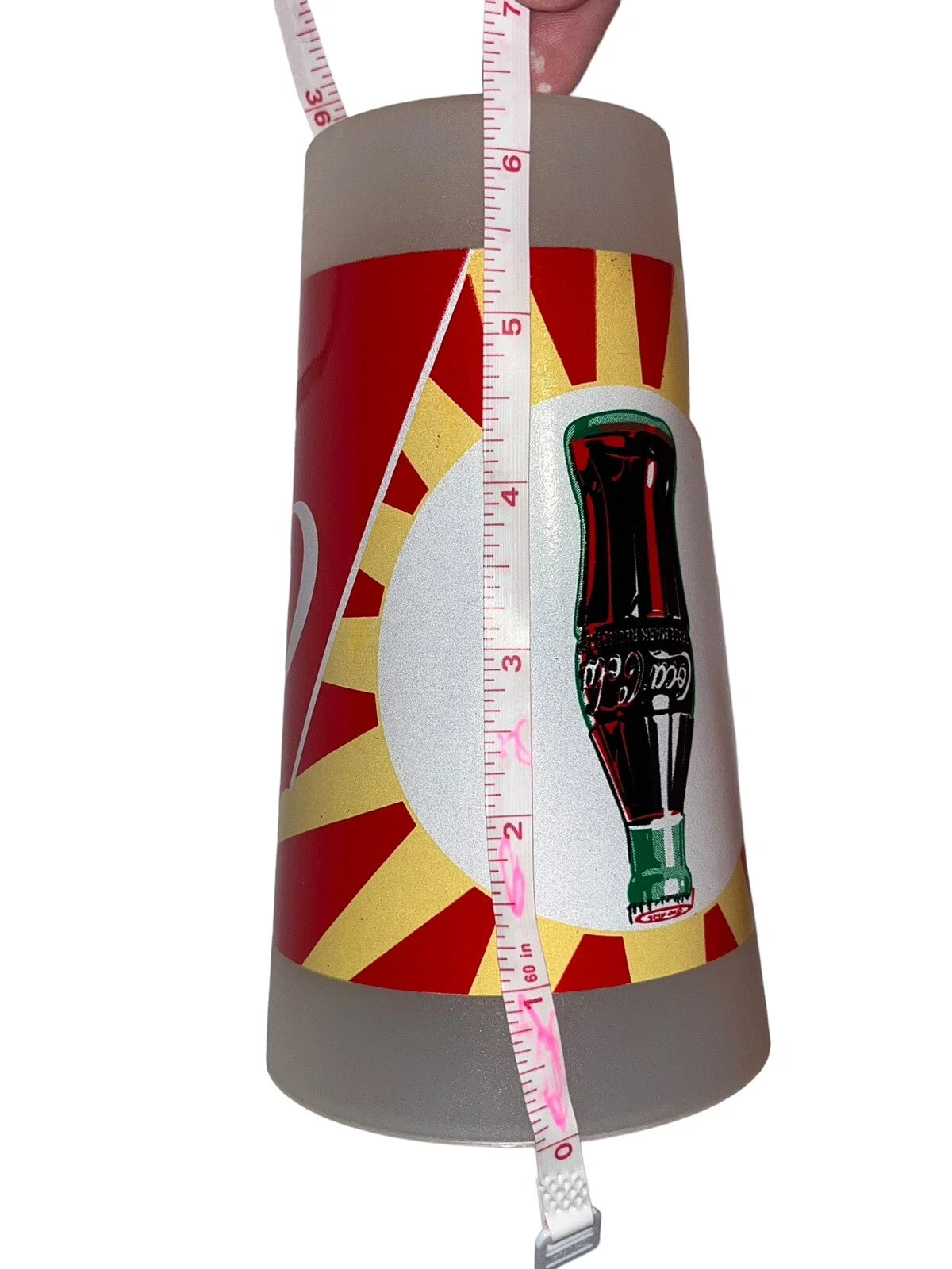 Vintage Coca-Cola Thick Plastic Tumbler Set of 6 EUC | eBay