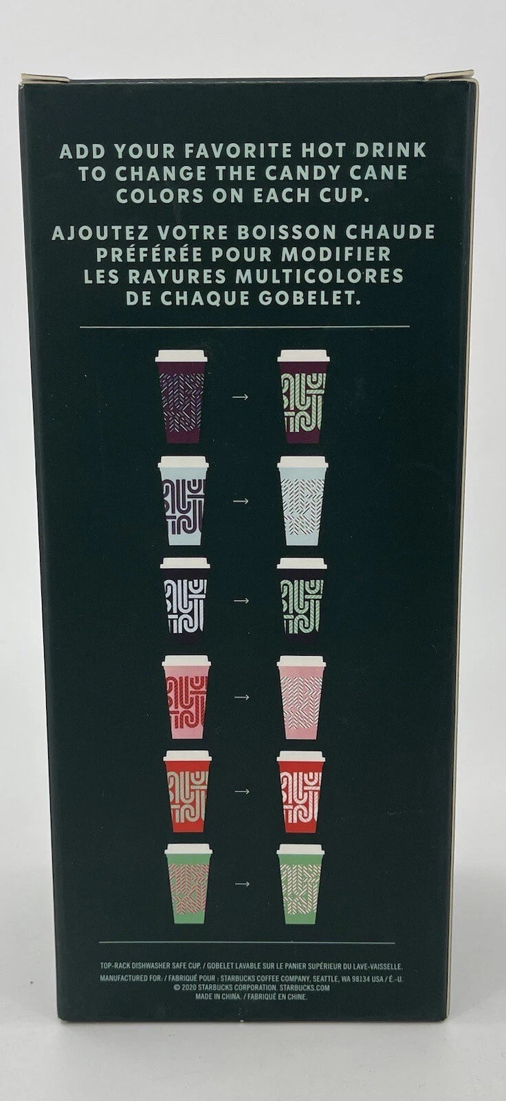 Starbucks Color Changing Hot Cups Holiday 2020 6 Cups 16 fl oz each NEW NIB | eBay