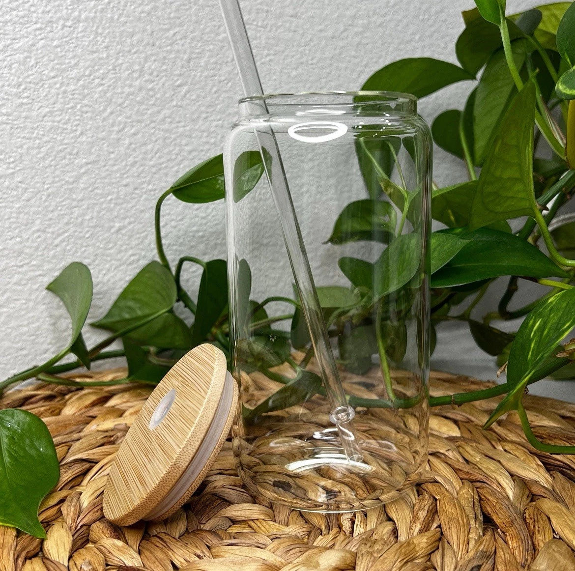 Mañana Sera Bonito 16oz Glass Can, Tumbler, Karol G, Bamboo lid and straw | eBay