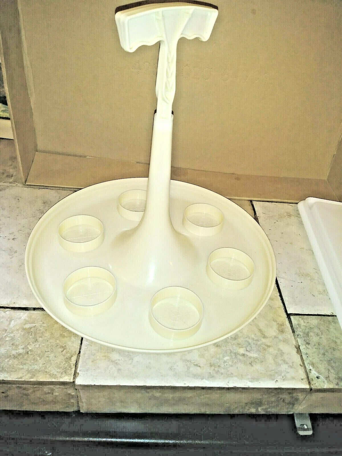 TUPPERWARE REPLACEMENT IVORY TUMBLER CAROUSEL TRAY 503 | eBay
