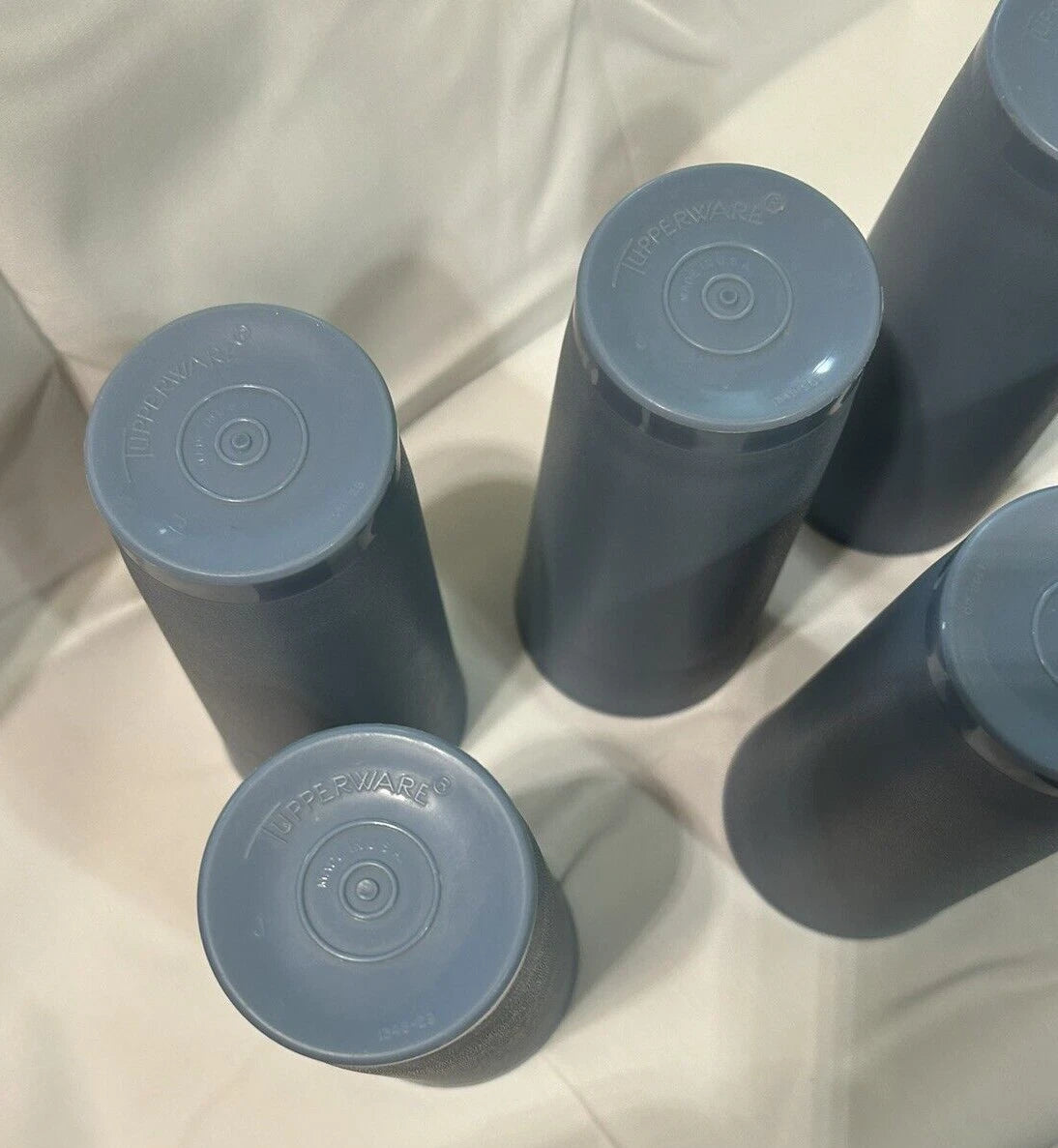 Tupperware Tumblers 16 oz LOT of 6 Cups Blue 1348-26 | eBay