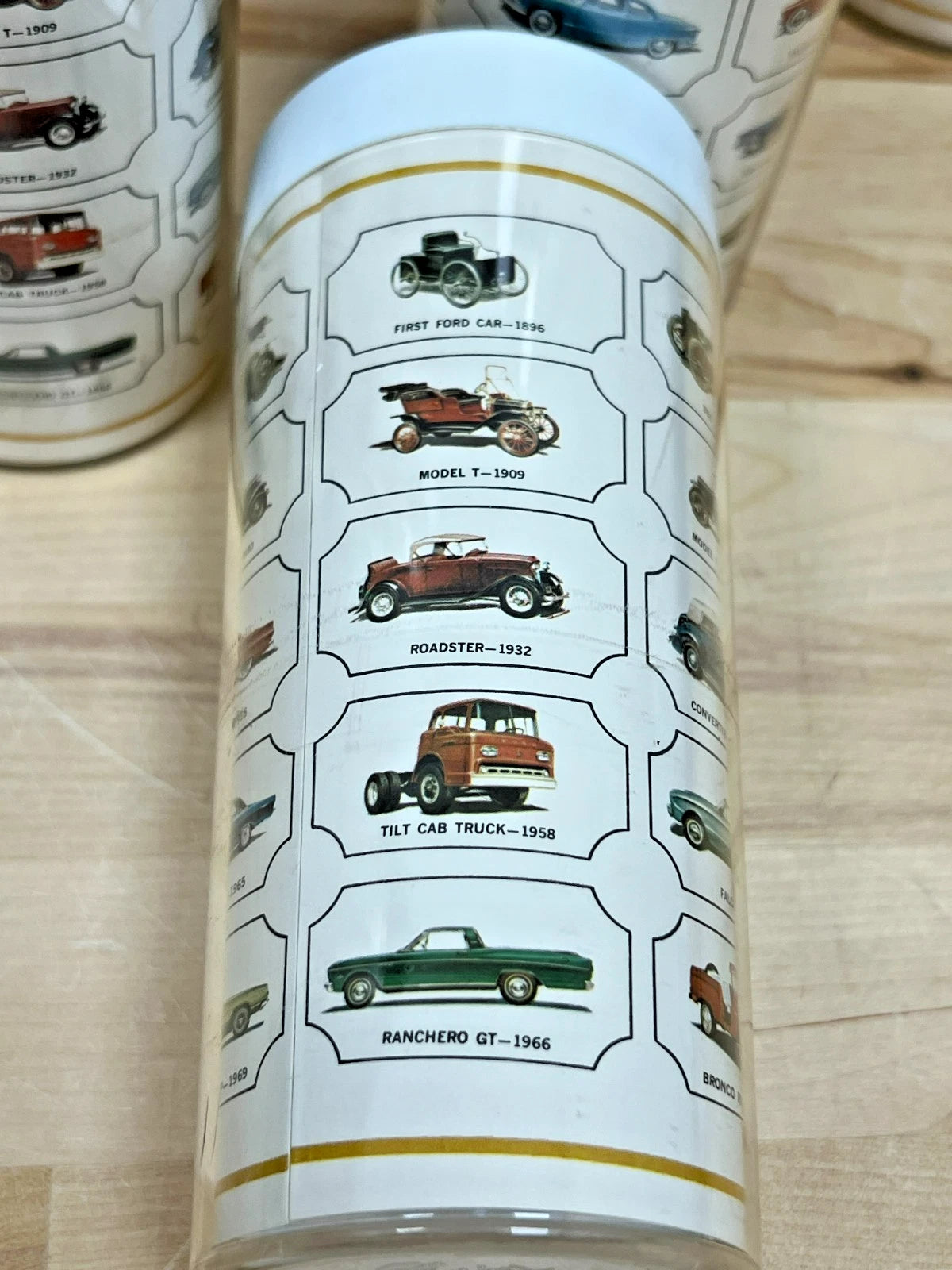 West Bend Thermo-Serv Classic Ford Cars 10 oz Tumblers - Set of 6 | eBay