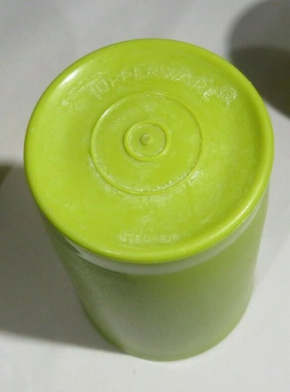 Vtg. Tupperware 1320 &1251 Harvest 8 & 6 oz Tumblers Cups Lot Of 3 Green Yellow | eBay